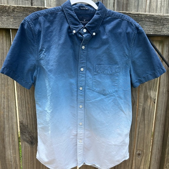 American Eagle Outfitters Other - American Eagle Outfitters Blue Casual Button Down Shirt Large